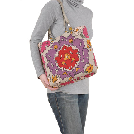 Bohemian Magenta Small Tote