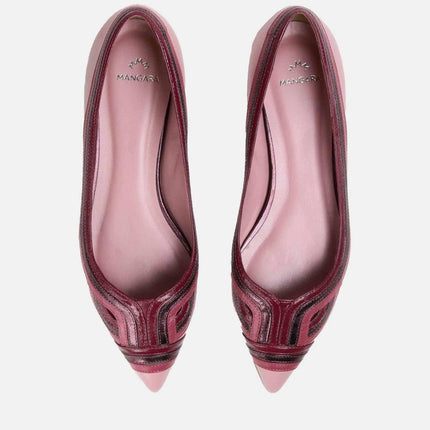 Begonia Caramel Leather Ballerinas