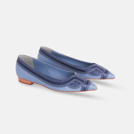 Begonia Caramel Leather Ballerinas