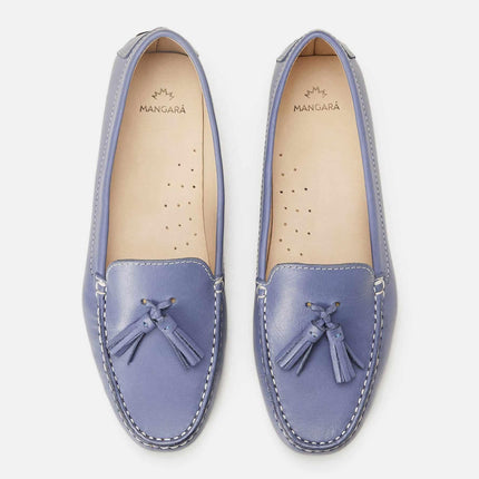 Caviúna Caramel Calf Leather Tassel Loafers – Flat