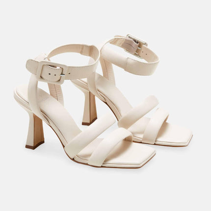 Green Calf Leather Sandals Uvaia – Women’s 8 Cm Sculpted Heel With Ankle Strap