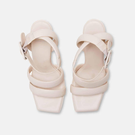 Green Calf Leather Sandals Uvaia – Women’s 8 Cm Sculpted Heel With Ankle Strap