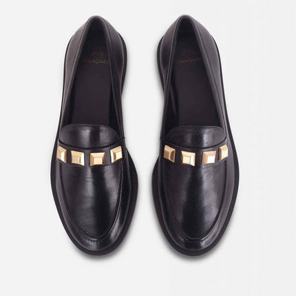 Caetê Calf Beige Leather Loafers