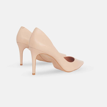 Beri Leather Stiletto Pumps – 8.7cm Beige