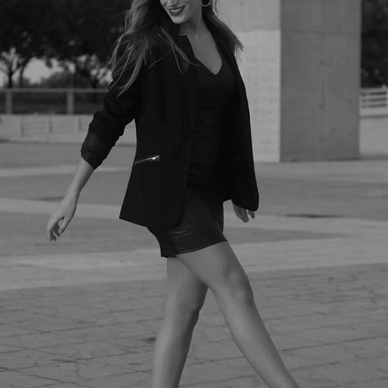 Maraca Leather Pumps – 10cm Geometric Block Heel