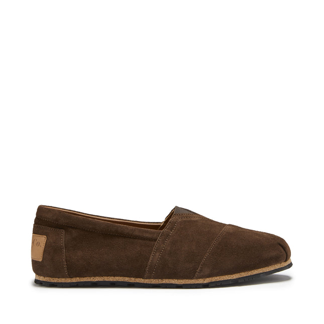 Tyre Sole Espadrilles, Brown Suede
