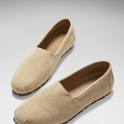 Tyre Sole Espadrilles, Taupe Suede