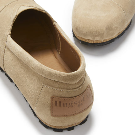 Tyre Sole Espadrilles, Taupe Suede