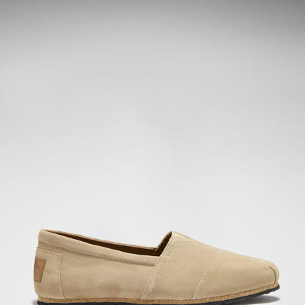 Tyre Sole Espadrilles, Taupe Suede