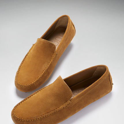 Driving Loafers, Tobacco Suede