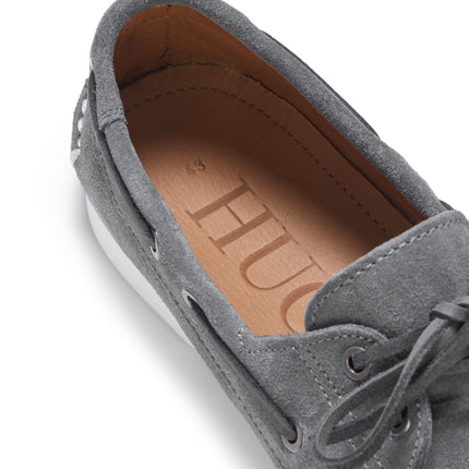 Deck Shoes, Slate Grey Suede
