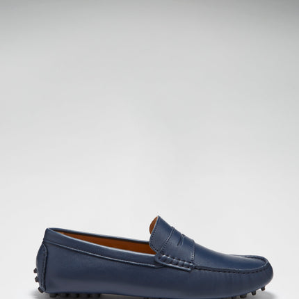 Penny Driving Loafers, French Navy Leather