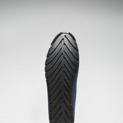 Tyre Sole Penny Driving Loafers, French Navy Leather