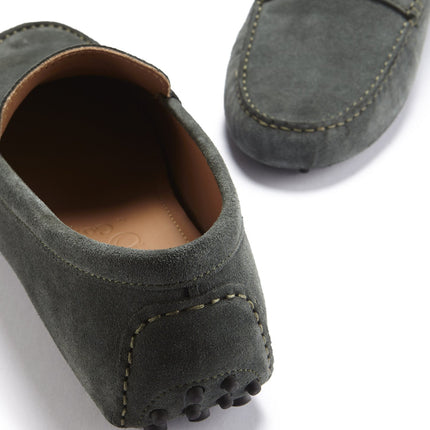 Penny Driving Loafers, Racing Green Suede