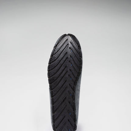 Tyre Sole Penny Driving Loafers, Slate Grey Suede