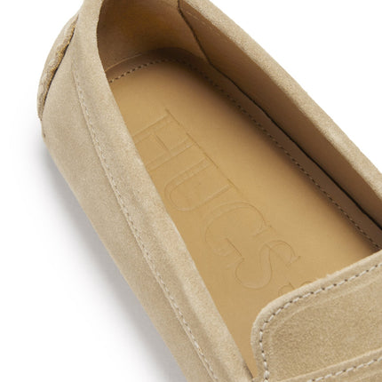 Penny Driving Loafers, Taupe Suede