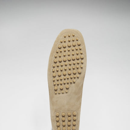 Penny Driving Loafers, Taupe Suede