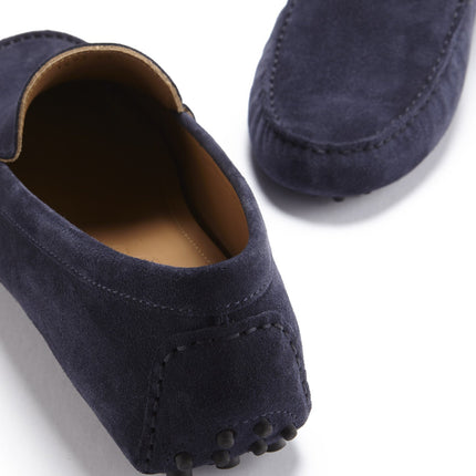 Driving Loafers, Navy Blue Suede