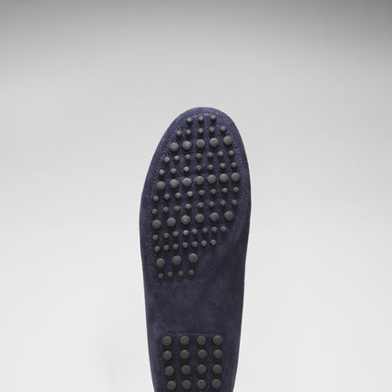 Driving Loafers, Navy Blue Suede
