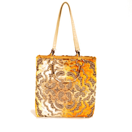 Baroque Gold Small Tote