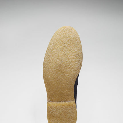 Blue Suede Loafers, Crepe Rubber Welted Sole