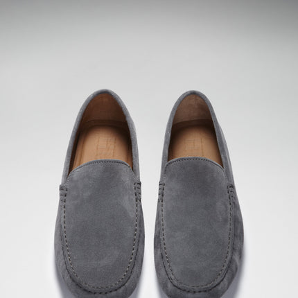 Driving Loafers, Slate Grey Suede