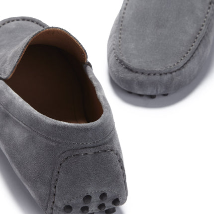 Driving Loafers, Slate Grey Suede