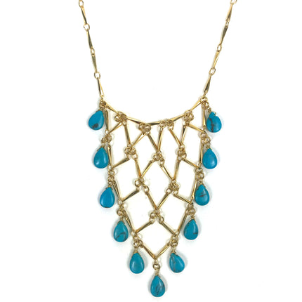 Sleeping Beauty Turquoise Statement Necklace