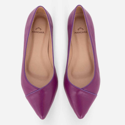 Ariri Black Leather Ballerinas – Comfort Flat