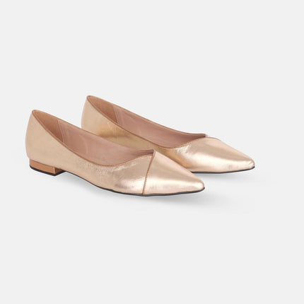 Ariri Black Leather Ballerinas – Comfort Flat