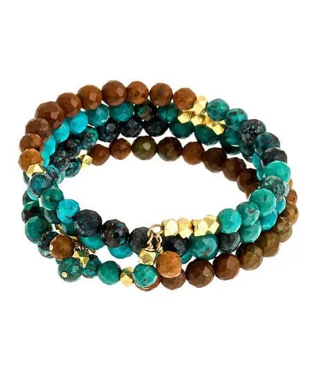 Turquoise Gemstone Stack