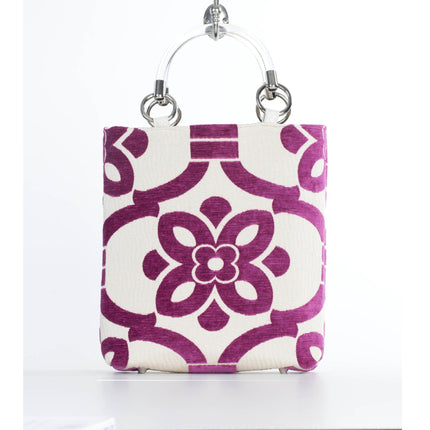 Stencil Magenta Small Tote