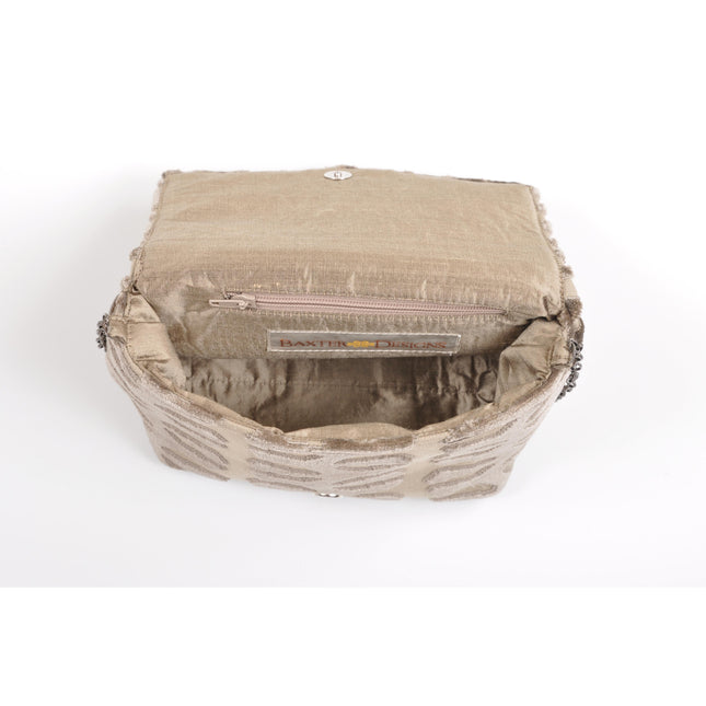 Totem Taupe Square Clutch
