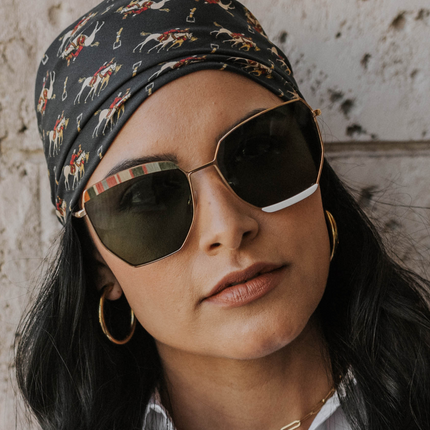 Venice - Metal & Wood Sunglasses