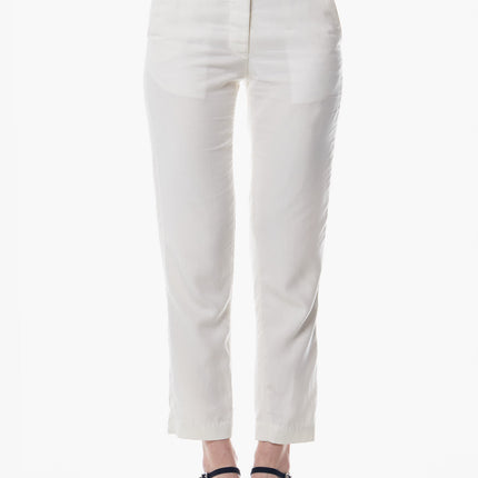White Skinny Pants Women's Trousers