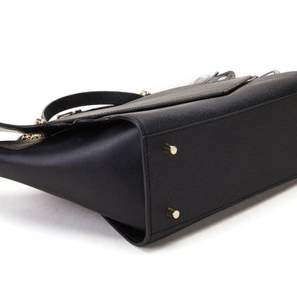 Wings Black Satchel