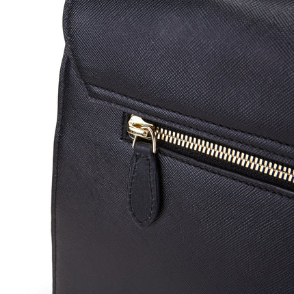 Wings Black Shoulder Bag