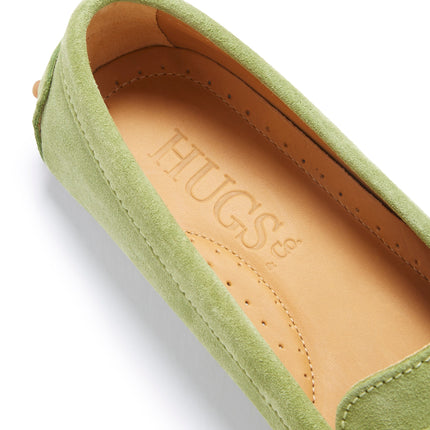 Women's Penny Driving Loafers, Olive Green