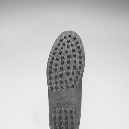 Women's Penny Driving Loafers, Slate Grey Suede
