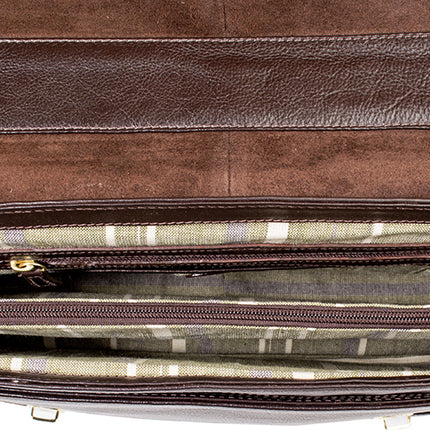 Hunter 15" Laptop Compatible Leather Briefcase