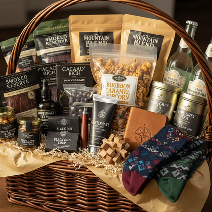 Ultimate Relax & Indulge Gift Basket for Men